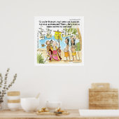 コロンバスがアメリカへ移籍おもしろいする ポスター (キッチン)