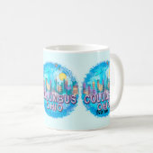 コロンバスのスカイライン コーヒーマグカップ (正面右)