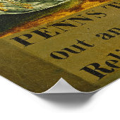 コロンバスの着陸 – エドワード・ヒックスファインアートポスター ポスター (角)