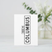 コロンバスアベニュー，サンフランシスコ通り標識 ポストカード (スタンド正面)