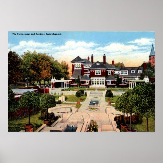 コロンバスインディアナザアーウィンファミリーホーム ポスター (正面)