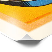 コロンバスインディアナIN古いヴィンテージ旅行お土産 フォトプリント            (角)