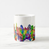 コロンバスオハイオのスカイライン コーヒーマグカップ (中央)