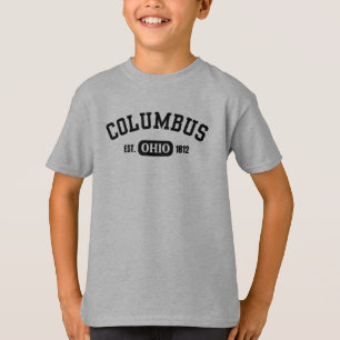 コロンバスオハイオest.1812 tシャツ