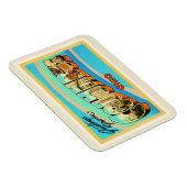 コロンバスオハイオOH古いヴィンテージ旅行の土産 マグネット (右側)