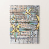 コロンバスサークルホリデースターズNYCのクリスマス ジグソーパズル (縦)