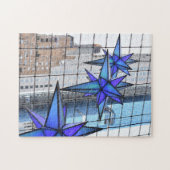 コロンバスサークルホリデースターズNYCのクリスマス ジグソーパズル (横)