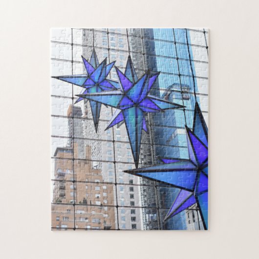 コロンバスサークルホリデースターズNYCのクリスマス ジグソーパズル (縦)