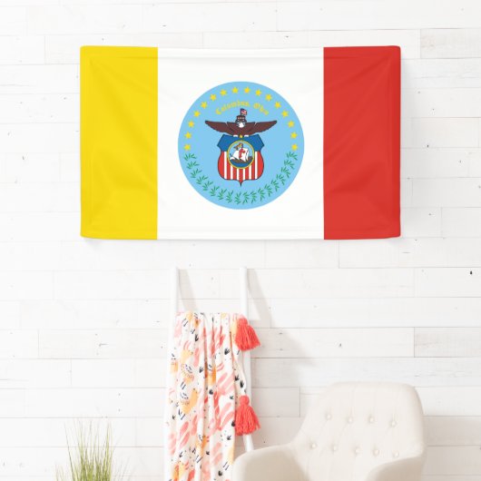 コロンバスシティ国旗オハイオ米統一された州アメリカ 横断幕 (インサイチュ)