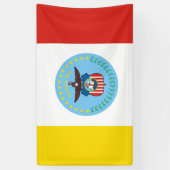 コロンバスシティ国旗オハイオ米統一された州アメリカ 横断幕 (縦)