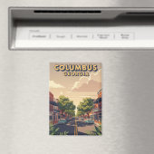 コロンバスジョージア旅行 マグネット (インサイチュ (食洗機))