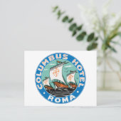 コロンバスホテル、ローマ ポストカード (スタンド正面)