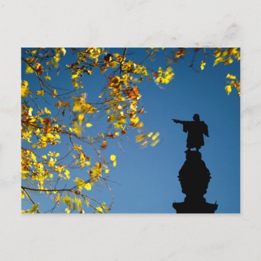コロンバスモニュメント，バルセロナ，スペイン ポストカード (正面)