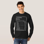 コロンバス先住民おもしろい栄養プライド Tシャツ (正面フル)