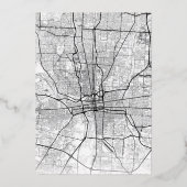 コロンバス愛ロケータ |結婚式の日付の保存 箔招待状 (裏面)