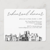 コロンバス結婚のリハエレガントーサルディナー エンクロージャーカード (正面)