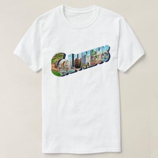 コロンバス オハイオ Tシャツ (デザイン正面)