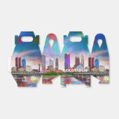 コロンバス スカイライン アブストラクト アート フェイバーボックス (折り畳みなし)