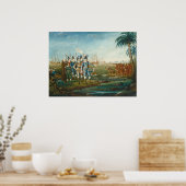 コロンバス – F. Kemmelmeyerファインアートポスター ポスター (キッチン)