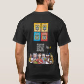 コロンビアおもしろいのサンコチョのTシャツ Tシャツ (裏面)