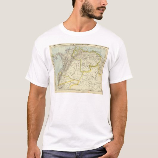 コロンビアおよびベネズエラ Tシャツ (正面)