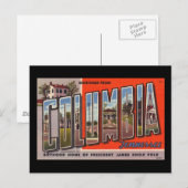 コロンビアからの挨拶 ポストカード (正面/裏面)