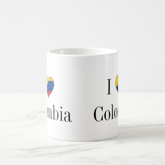 コロンビアが大好き コーヒーマグカップ (中央)