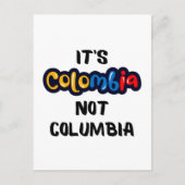コロンビアじゃないおもしろい引用文 ポストカード (正面)