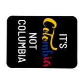 コロンビアではないコロンビアおもしろい国立 マグネット (横)