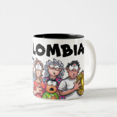 コロンビアとコロンビアのマグ ツートーンマグカップ (正面右)