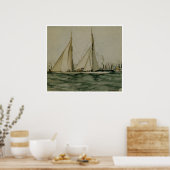 コロンビアとシャムロック1899 ポスター (キッチン)