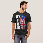 コロンビアとフィリピンのDNAミックス国旗の伝統T-Shi Tシャツ (正面フル)