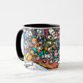 コロンビアについての漫画とマグカップ マグカップ (正面左)