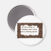 コロンビアのすべてのコーヒー マグネット (正面/裏面)