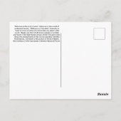 コロンビアのカトレヤオーキッドポストカードの色 ポストカード (裏面)