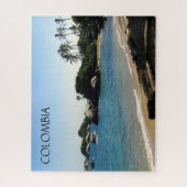 コロンビアのキャリービーンビーチ ジグソーパズル (縦)