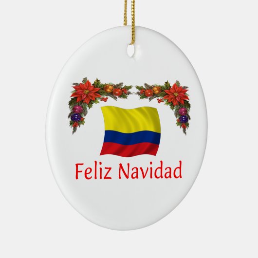 コロンビアのクリスマス セラミックオーナメント (右)