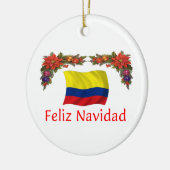 コロンビアのクリスマス セラミックオーナメント (左)