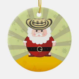 コロンビアのクリスマス セラミックオーナメント