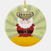 コロンビアのクリスマス セラミックオーナメント (裏面)