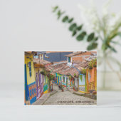 コロンビアのグアタペカラフル通り ポストカード (スタンド正面)