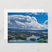 コロンビアのグアタペ(ピエドラデルペニョルの頂上から) ポストカード (正面/裏面)