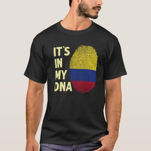 コロンビアのコロンビア国旗チームのコロンビア1 Tシャツ (正面)