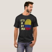 コロンビアのコロンビア国旗チームのコロンビア1 Tシャツ (正面フル)
