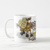 コロンビアのコーヒー。 カフェのcolombiano コーヒーマグカップ (左)