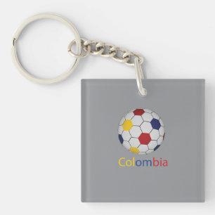 コロンビアのサッカーキーチェーン キーホルダー