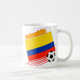 コロンビアのサッカーチーム コーヒーマグカップ