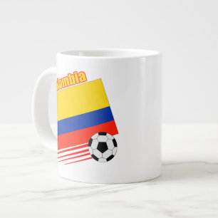 コロンビアのサッカーチーム ジャンボコーヒーマグカップ