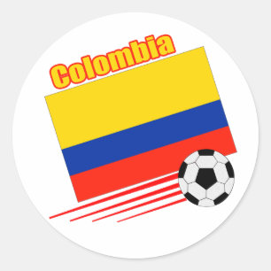 コロンビアのサッカーチーム ラウンドシール