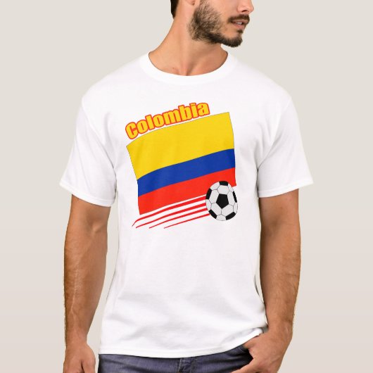 コロンビアのサッカーチーム Tシャツ (正面)